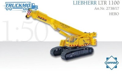 Conrad HEBO Liebherr LTR 1100 Raupenteleskopkran 2738/17