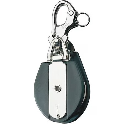 Ronstan Rf6720 Snatch Block,  Fibrous Rope,  2, 200 Lb Max Load,  Natural