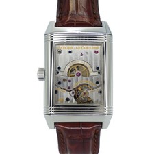 Jaeger-LeCoultre Reverso Grand Date Q3008420 28mm SS Silver Dial #KN159 2