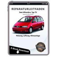 Seat Alhambra 7V 1995-2010 Heizung BelüFtung Klimaanlage Reparaturanleitung Pdf