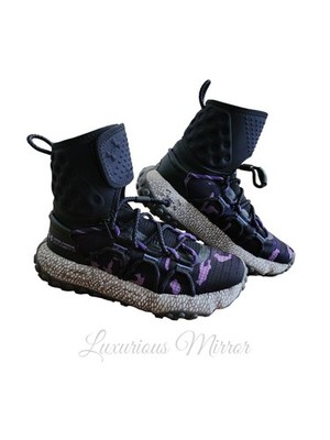 Under Armour Drawcord Fat Tire HOVR Summit Black Purple Boots Unisex Sz 3.5 M/5W