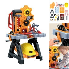 48pcs Engineer Tool Table Play Set Construction Work Shop Toy Gift Tool Kit 