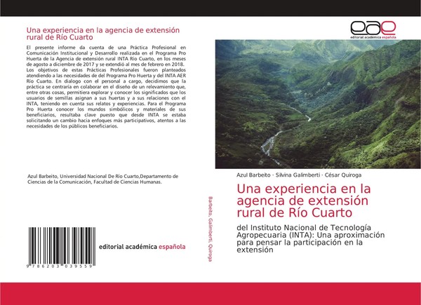 Azul Barbeito (U. A.) | Una Experiencia En La Agencia De ExtensióN Rural De...-image