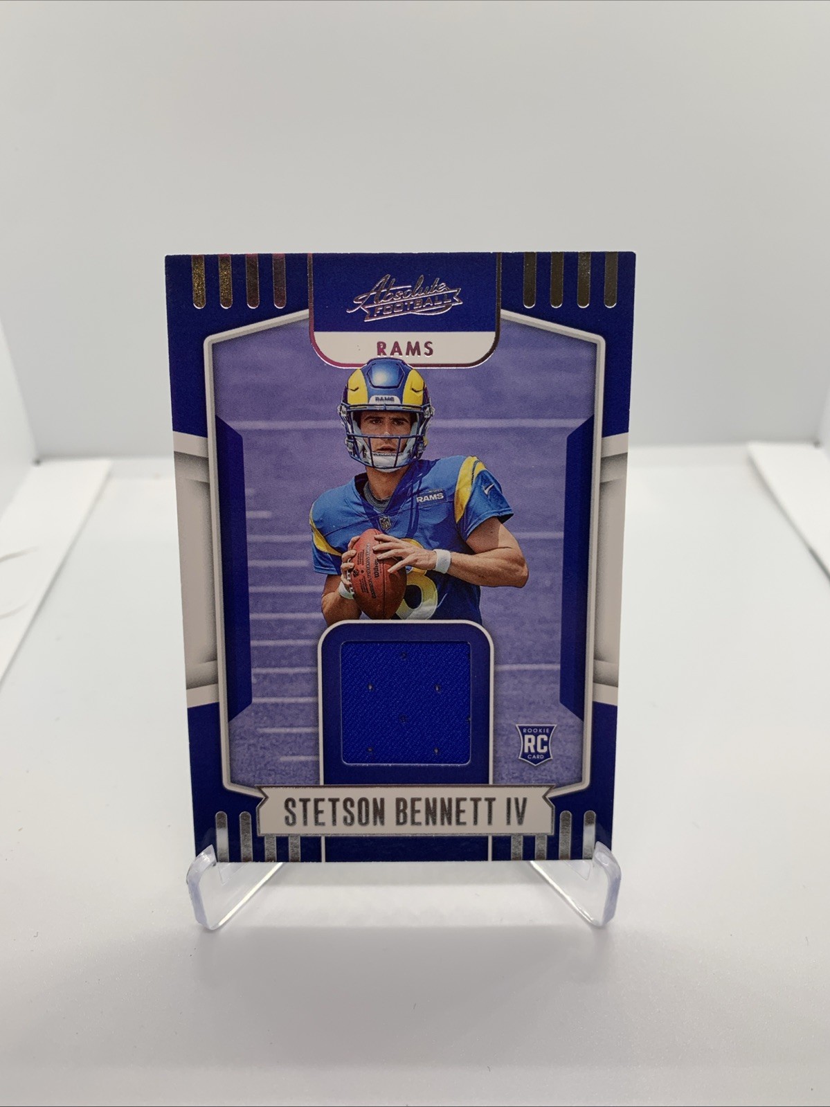 Stetson Bennett Panini Absolute Absolute Rookie Materials #ARM33 Base