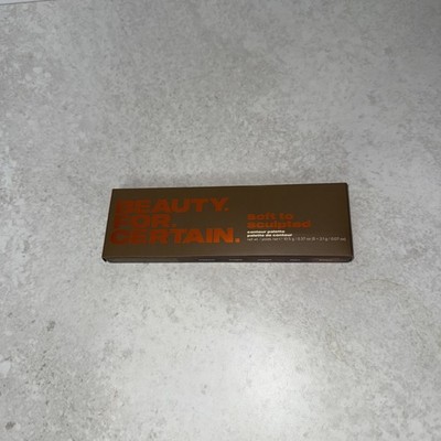 Beauty For Certain Soft to Sculpted Contour Palette Full Size 10.5 g .37 oz NIB