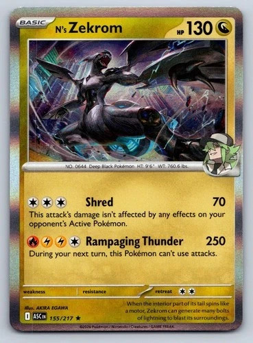 N's Zekrom 155/217 Ascended Heroes Holo