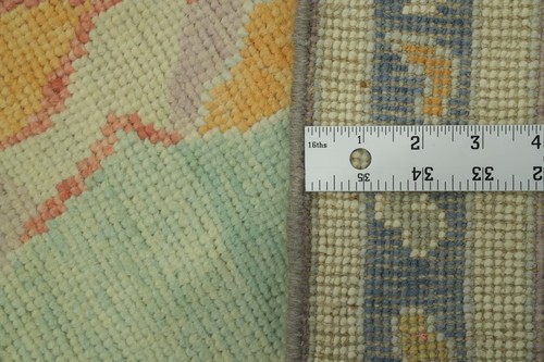 Transitional Oushak Turkish Runner Rug 3x10 Vegetable Dye Oriental Wool Carpet - Picture 12 of 12