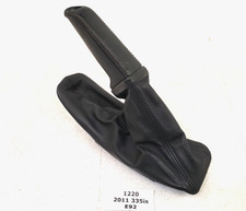  06-13 Oem Bmw E90 E92 E93 335 Boot Hand Brake Handle Perforated Leather Black