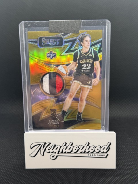 Sonia Citron 2025 Panini Select WNBA Rookie Gold Prizm