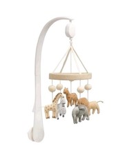 NEW Mamas & Papas Musical Cot Mobile Nursery Born to Be Wild Safari Multi