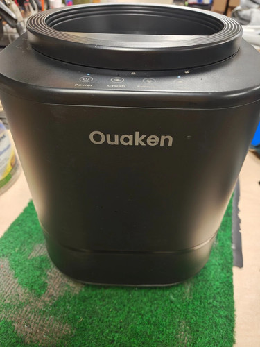 Ouaken 4L Smart Electric Kitchen Composter Odorless, Low Noise, Auto-Clean WHITE