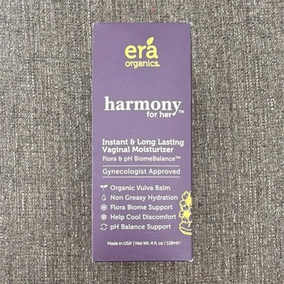 Era Organics Harmony for her Vaginal Moisturizer Organic Non Greasy 4 fl oz