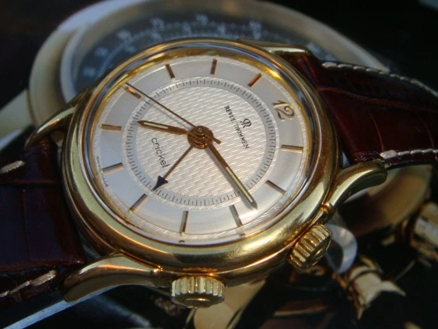 Revue Thomenn Cricket новом сигнализации винтажный мужчин мужские мужские наручные часы на крокодила группы - Изображение 4 из 4