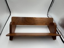 Stunning Wooden Pretty Carved Sides Book Shelf CD DVD Games Storage Freestanding