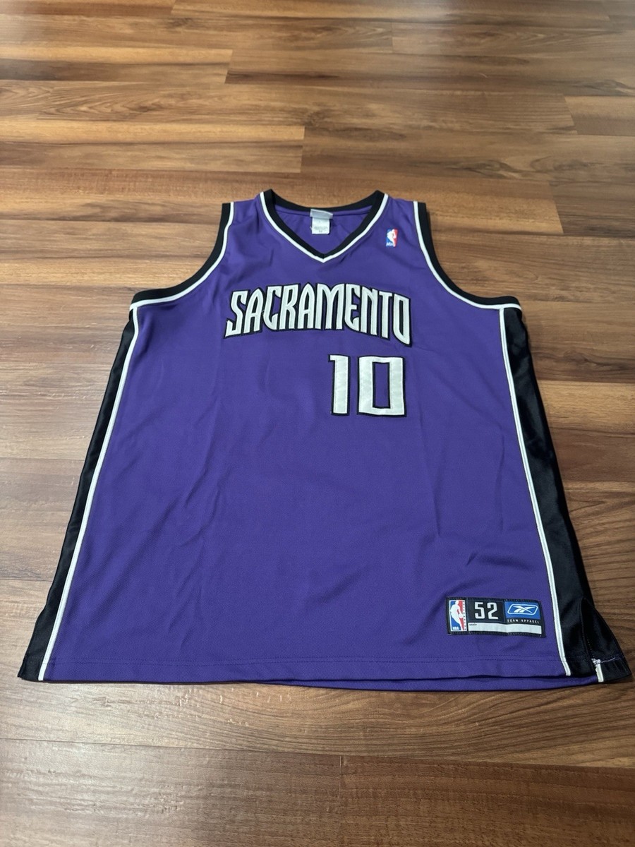 Vintage Reebok NBA Sacramento Kings Mike Bibby #10 Jersey Size 52