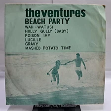 THE VENTURES BEACH PARTY /THE WAH-WATUSI /POISON IVY / THAI EP 7" THAILAND 45RPM