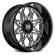 Hostile H132 Anvil Wheel 22x12 -44 8x165.1 125.2 Black Single Rim