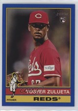 2025 Topps Heritage Dark Blue Border Yosver Zulueta #132 1az7
