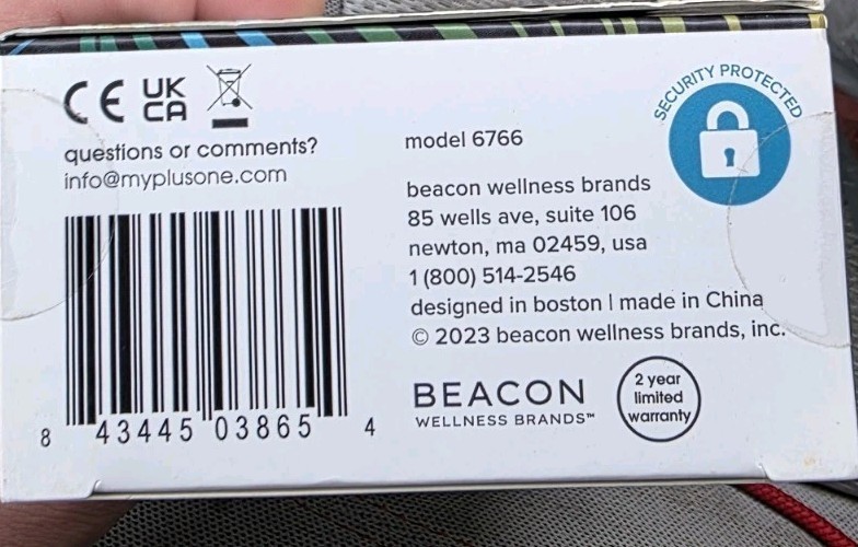 NEW SEALED Plus One Vibrating Prostate Massager Rechargeable & Waterproof 