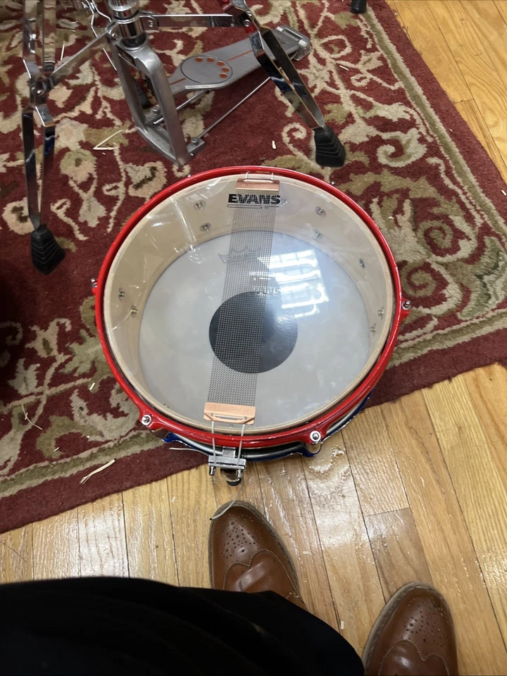 Tambor Tom Rack Premier Vintage 14" x 10" - Envoltura Plateada Policromática Foto 3 de 3