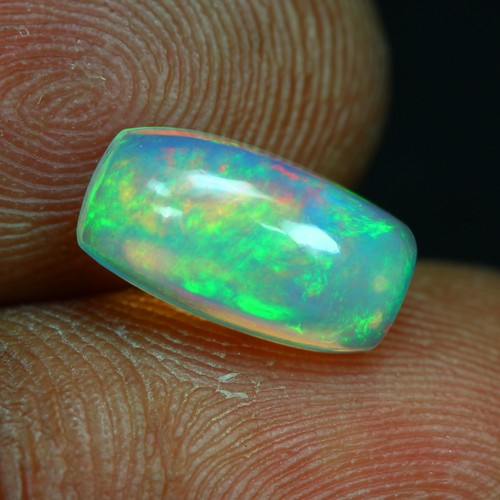 Opale Multicolore Naturelle Du Soudan - 1,41 Carat, Pierre Fine Aux Jeux De Couleurs (jeu De Couleur) - Avec étiquettes D'origine
