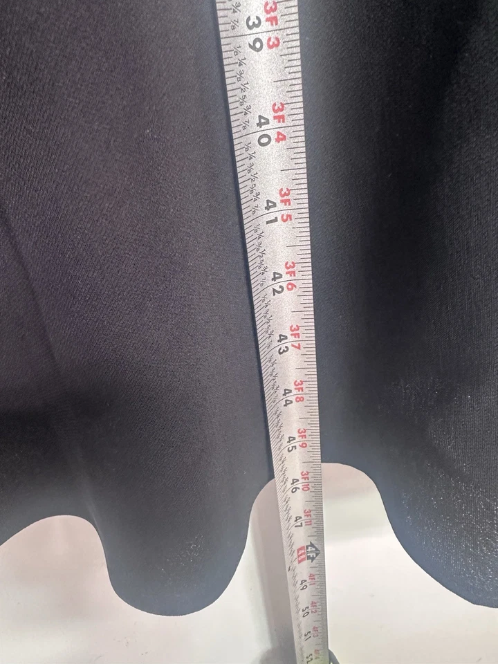 Vestido de cóctel vintage Evan Picone talla 14 negro maxi largo ajustado Foto 3 de 4