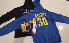 Stephen Curry Golden State Warriors 2x Sweatshirts Size Small 3x Socks Very Good