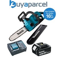 Makita DUC307ZX2 18v LXT Cordless Chainsaw Brushless 300mm 12 1x 3.0Ah Battery