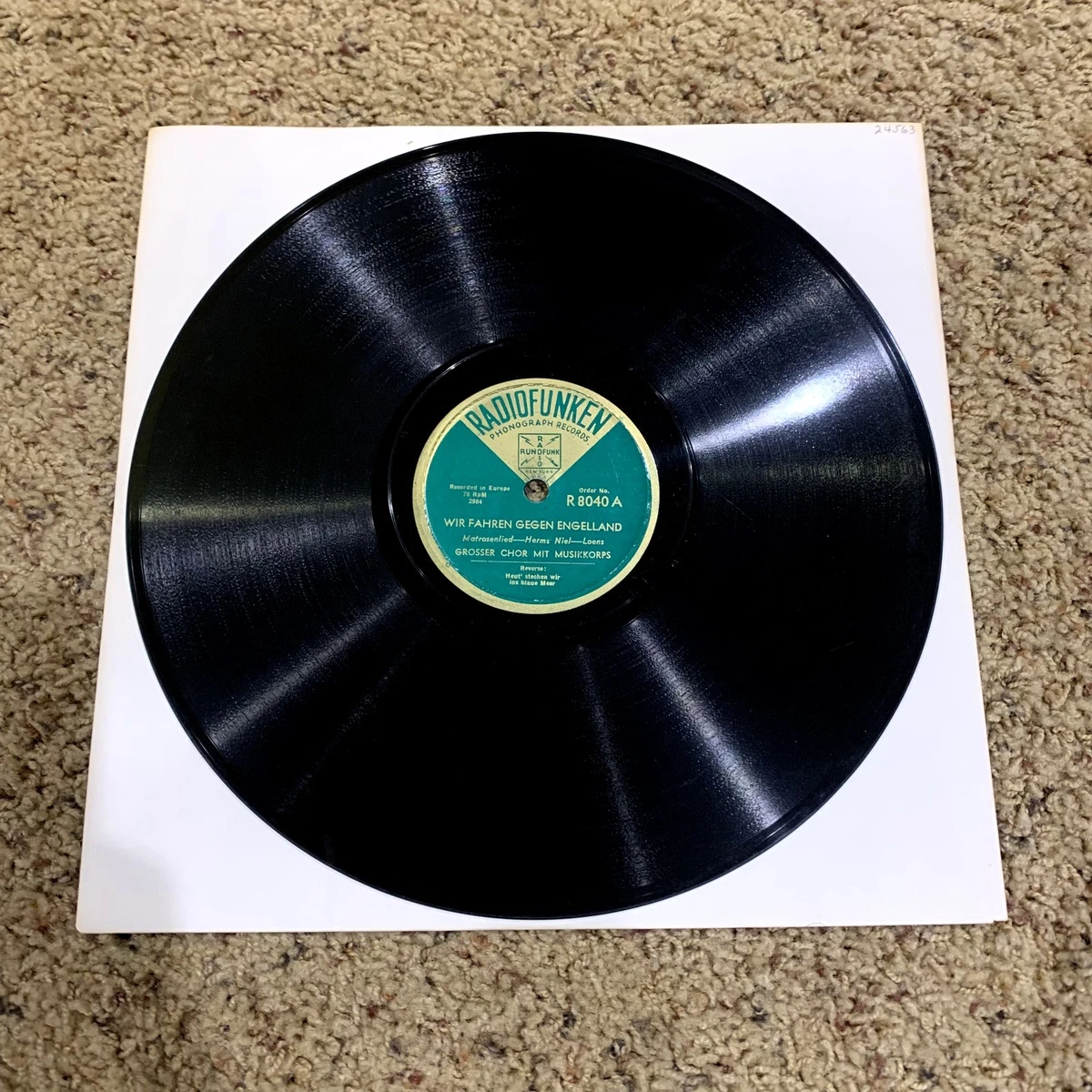 World Excellent (EX) Sleeve 78 RPM Single Vinyl Records for sale