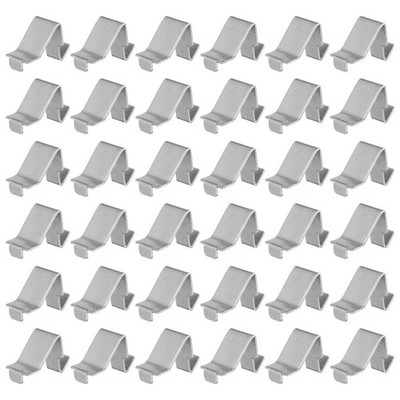  50 Pcs Support Clips for Shelves Metal Shelving Brackets Cabinet