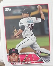 2023 Topps Update #US67 Carlos Vargas Platinum