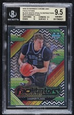 2024-25 Bowman U Chrome Black & White Stealth Refractor 30/48 Cooper Flagg 1v3