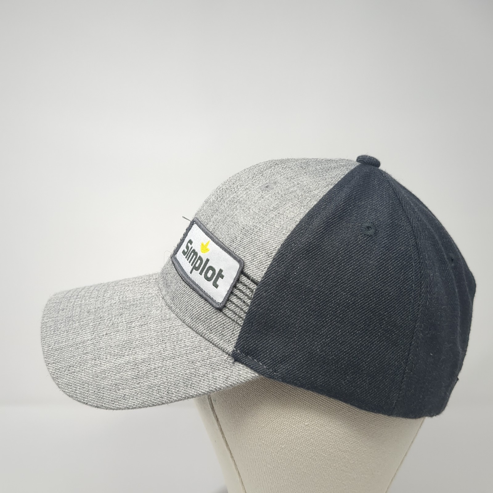 Simplot Strapback Baseball Cap Gray One Size Adju… - image 3