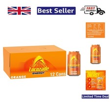 Sweet and Refreshing 12 Pack - Sparkling Orange Energy Drink, 330ml Each