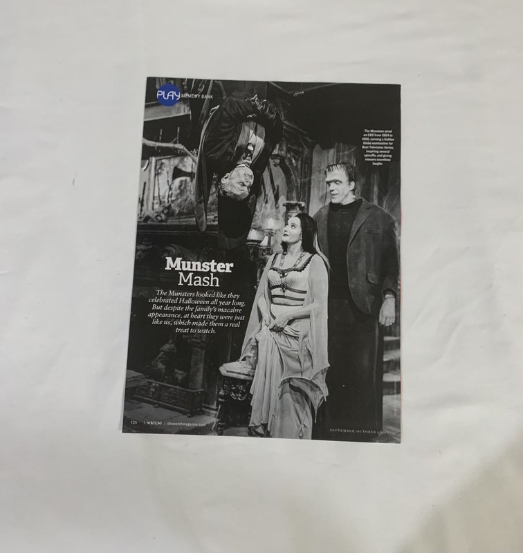 The Munsters September/October 2019 “Munster Mash” Magazine Ad