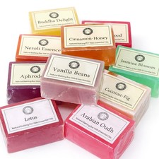 Seife Pflanzenseife Duft Seifenstück 125g 100% Natur vegan Parfumseife Indien