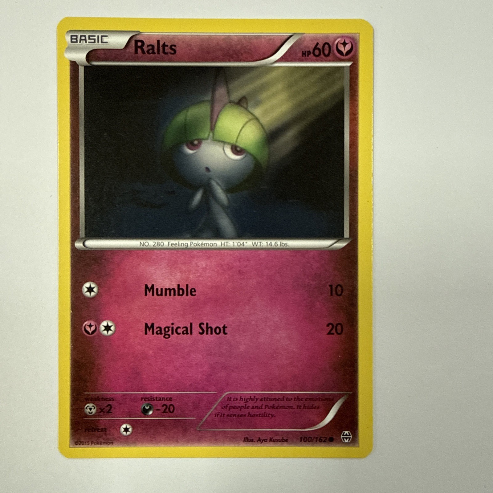 Pokemon TCG - Ralts - XY Breakthrough - 100/162 - NM