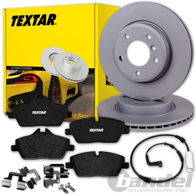 TEXTAR BREMSSCHEIBEN 284mm + BELÄGE VORNE passend für BMW 1er E81 E87 116+118i/d