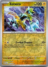 2024 Zeraora 055/142 Rare Stellar Crown Pokemon Reverse Holo
