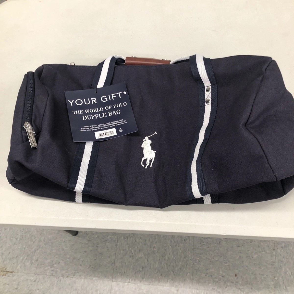 RALPH LAUREN POLO BLUE DUFFLE BAG TRAVEL WEEKEND | eBay