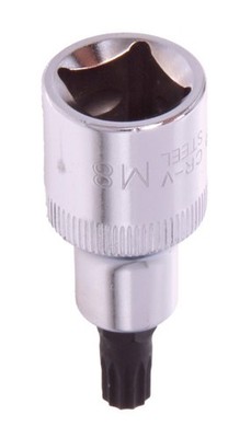 Für ROOKS OK-01.2816 Socket bit 1/2'', 55 mm, SPLINE M 8