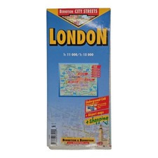 Berndtson & Berndtson London City Streets Map Vintage 2005