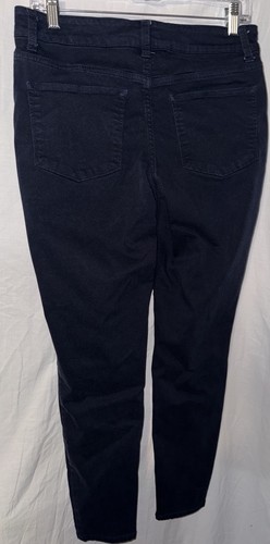 Maurices M Skinny Jeans dunkelblau Stretch Denim Mid Rise Hose 29 Schrittlänge - Bild 2 von 6