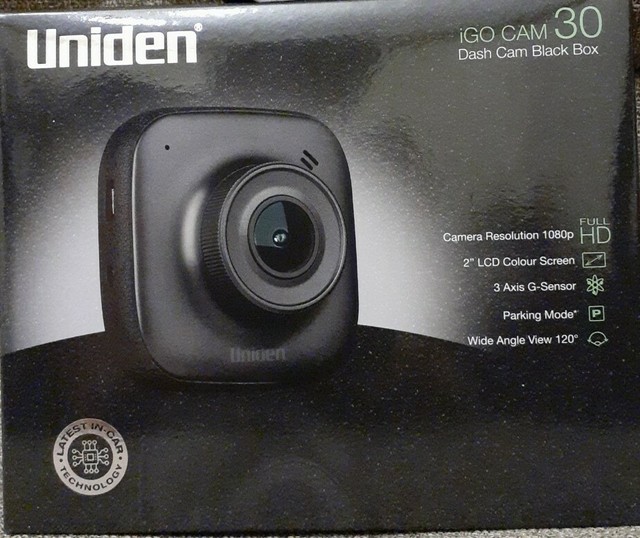 uniden black box dash cam