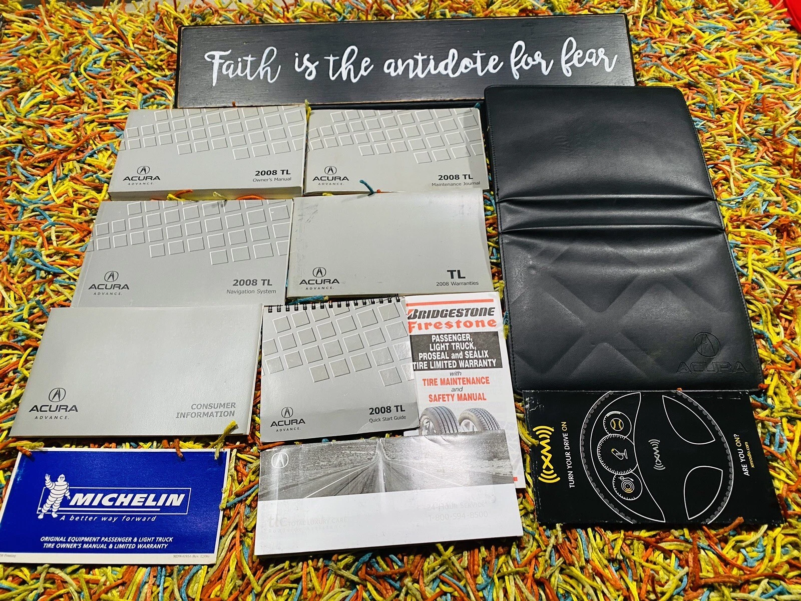 2008 ACURA TL OWNERS MANUAL SET + NAVIGATION BK 3.5 3.7 TYPE S TECH PERFORMANCE