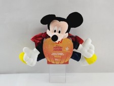 Mickey Vampire Plush Pumpkin Push In Decorating Kit Disney Store Halloween New
