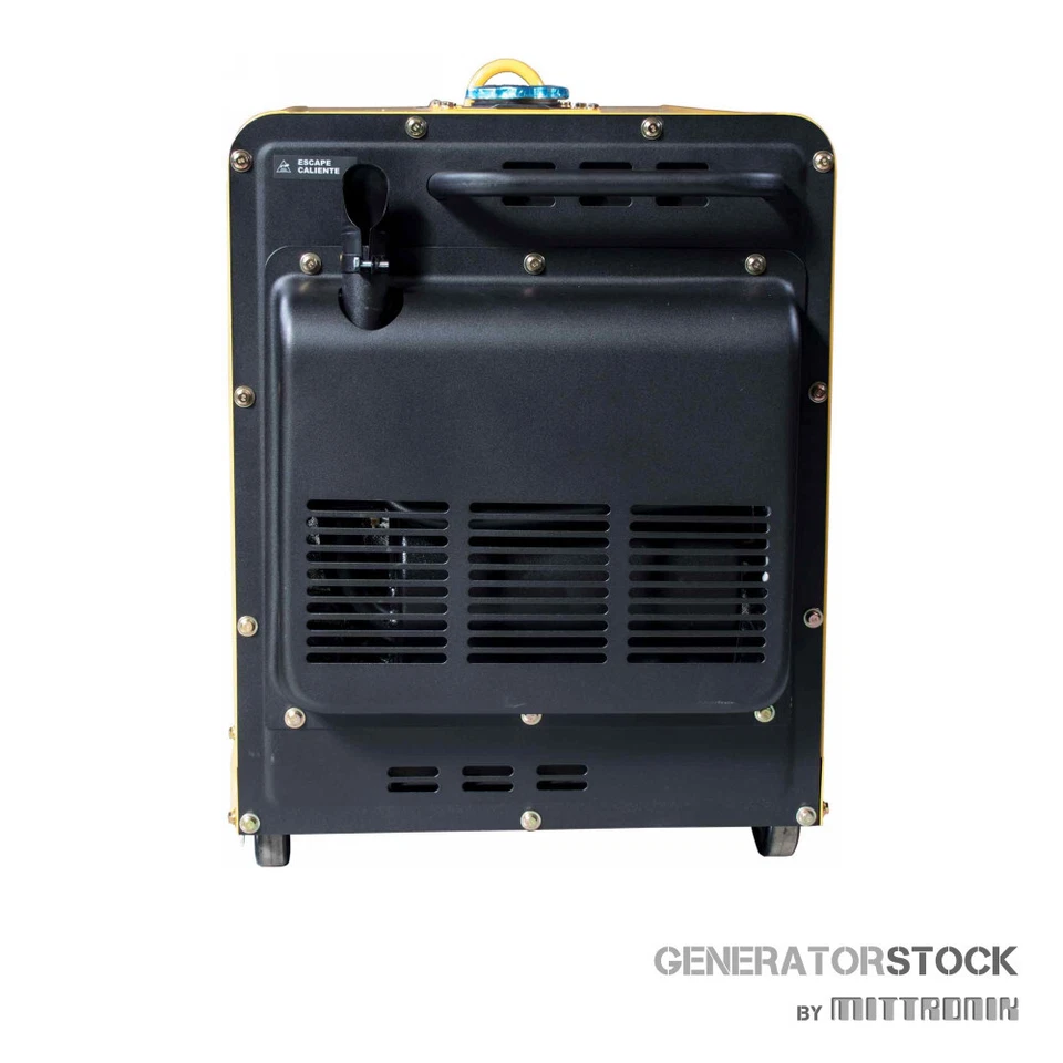 Kompakt Diesel Generator 8 kVA leise Notstromaggregat Einfamilienhaus AVR & ATS - Bild 4 von 4