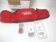 Masterlock (1456P410KA) 6" x 24" OAL Nylon Portable Lockout Kit - 16 Pieces 