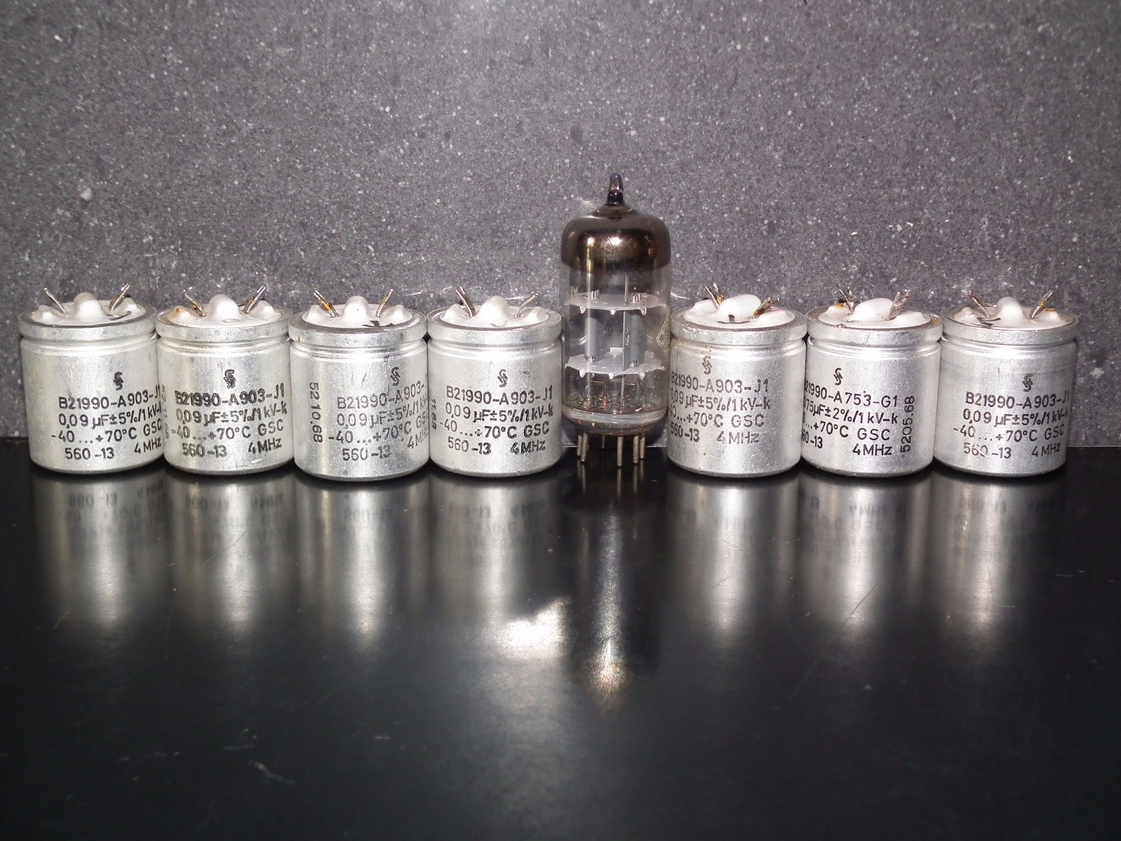 2 X Siemens NOS Sikatrop Paper In Oil 10nF - 330V - Foto 9