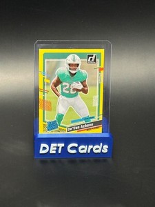 2023 Panini Donruss #365 De'Von Achane Yellow Press Proof Rated Rookie Miami